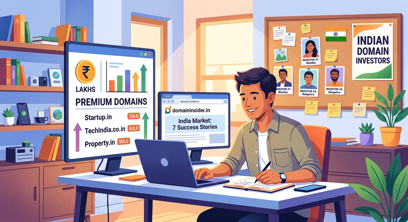 7 Indian Domain Investors Who Made Lakhs Selling Premium Domains — 2