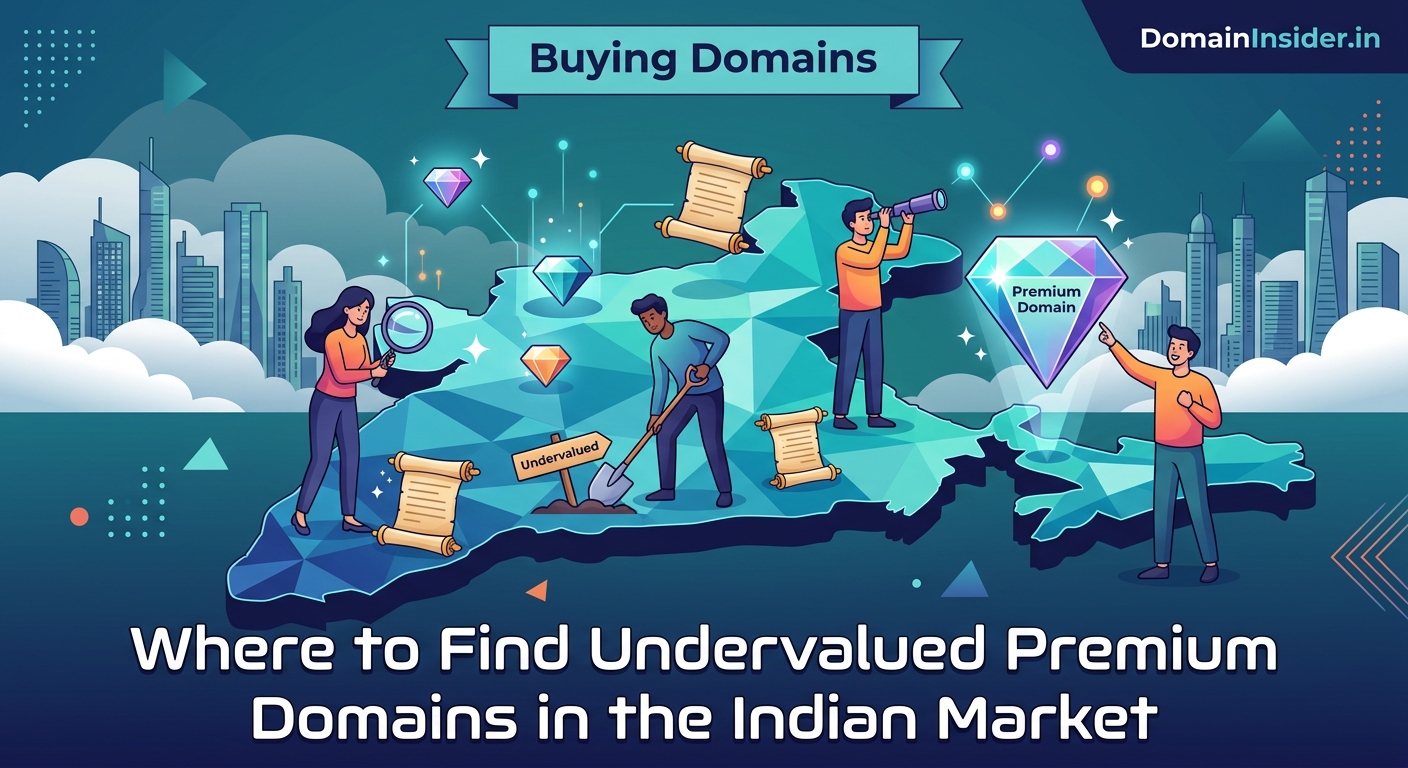 Where to Find Undervalued Premium Domains in the Indian Market - Illustration 1