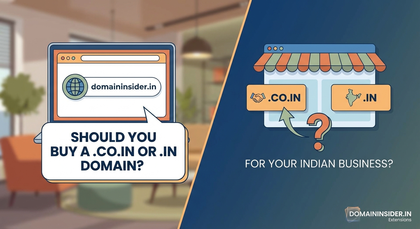 Should You Buy a .co.in or .in Domain for Your Indian Business? - Illustration 1