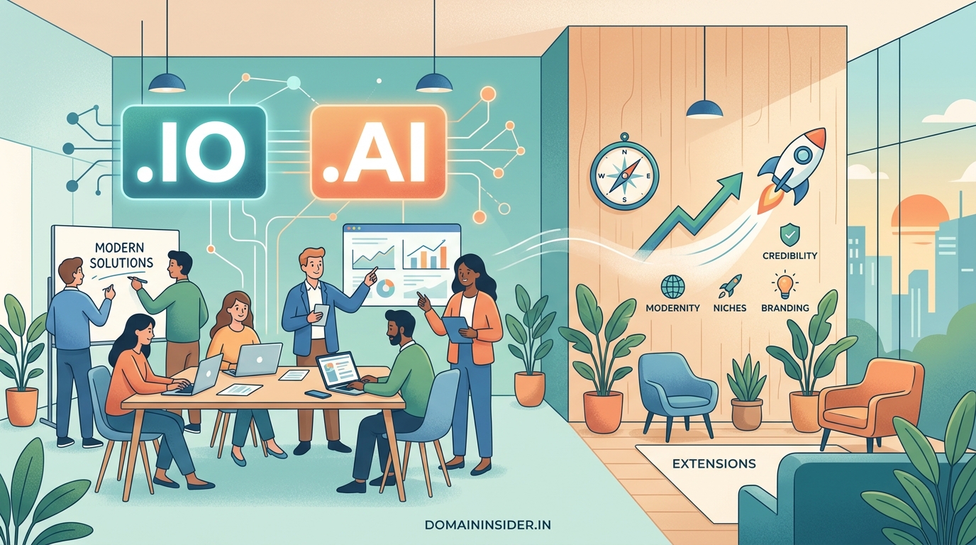 How Premium Extensions Like .io and .ai Became Startup Favourites - Illustration 1