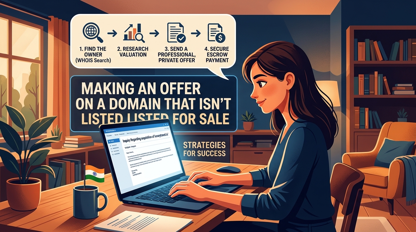 Making an Offer on a Domain That Isn't Listed for Sale — 1