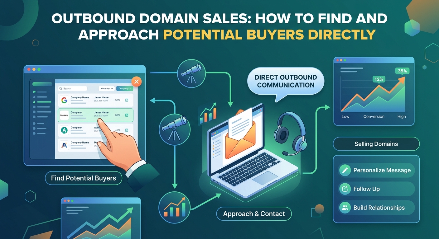 Outbound Domain Sales: How to Find and Approach Potential Buyers Directly — 1