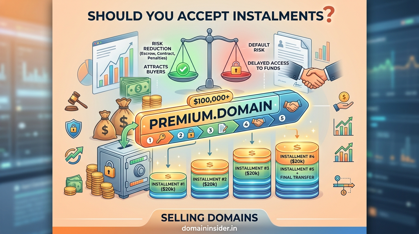 Should You Accept Instalments When Selling Premium Domains? — 1