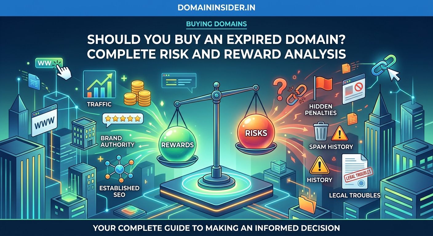 Should You Buy an Expired Domain? Complete Risk and Reward Analysis — 2
