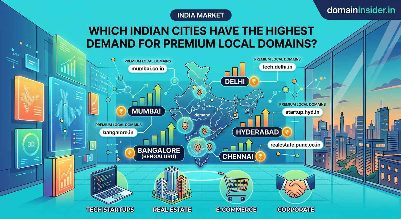 Which Indian Cities Have the Highest Demand for Premium Local Domains? — 1