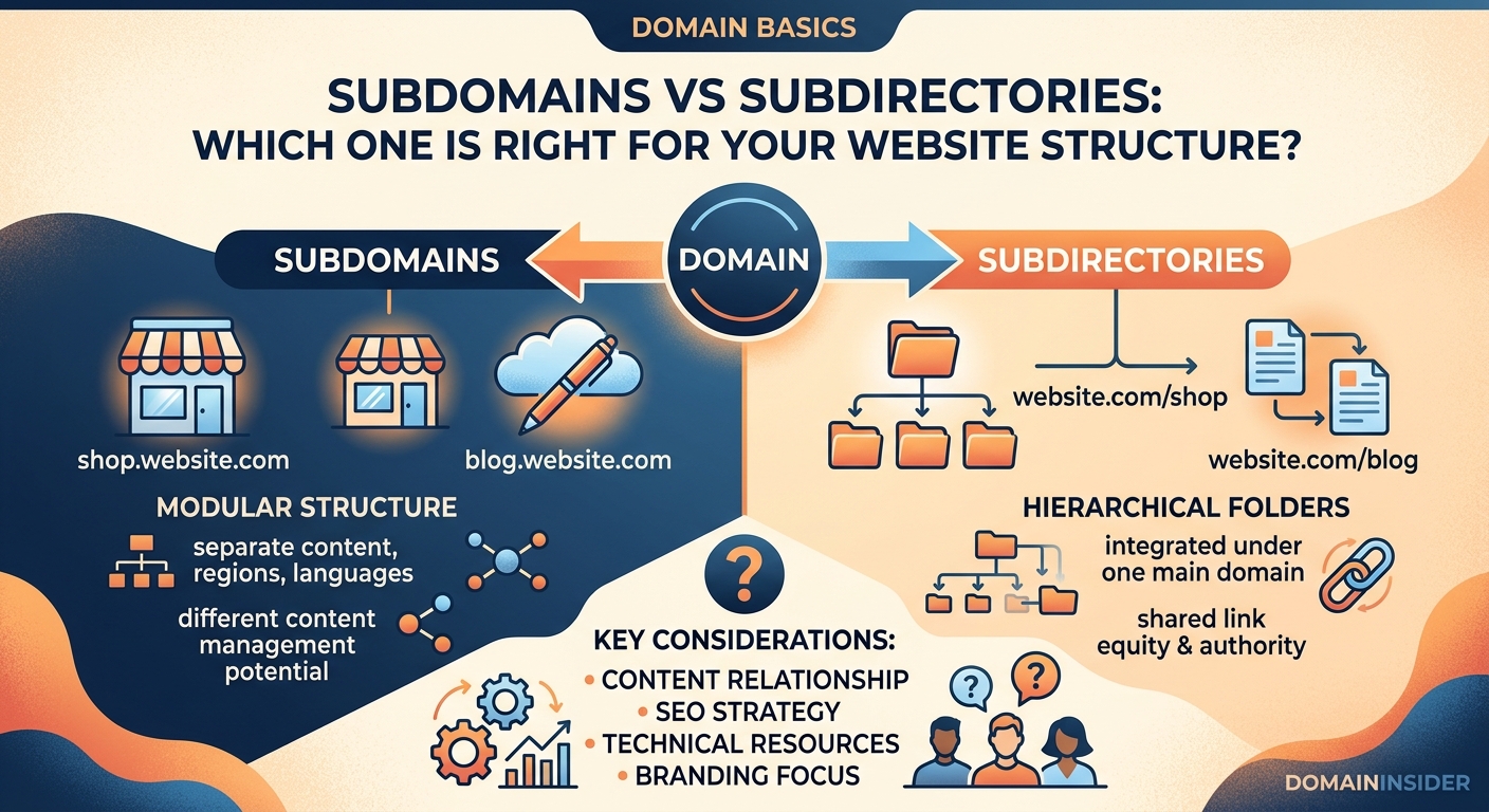 Subdomains vs Subdirectories: Which One Is Right for Your Website Structure? - Illustration 1