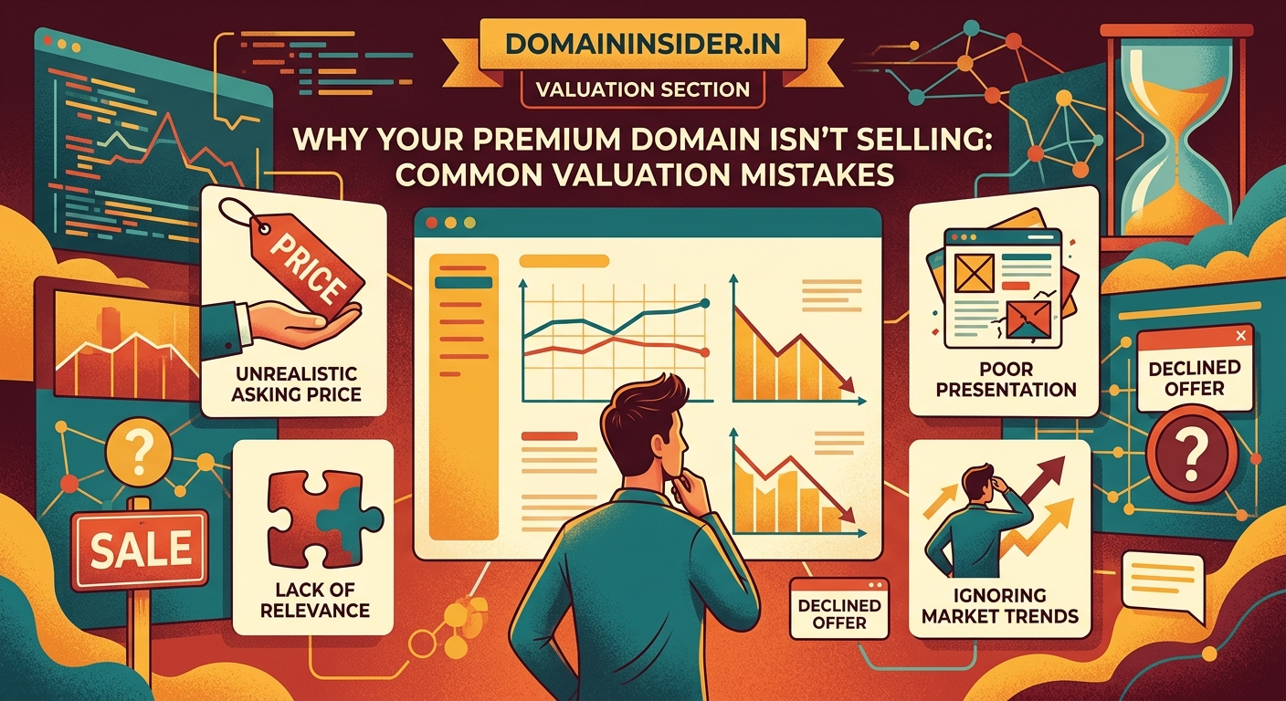 Why Your Premium Domain Isn't Selling: Common Valuation Mistakes - Illustration 1