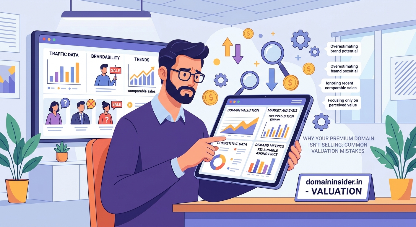 Why Your Premium Domain Isn't Selling: Common Valuation Mistakes - Illustration 2