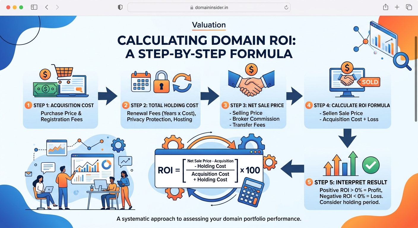 Calculating Domain ROI: A Step-by-Step Formula for Investors - Illustration 1