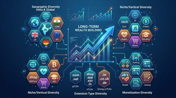 Domain Portfolio Diversification Strategies for Long-Term Wealth Building