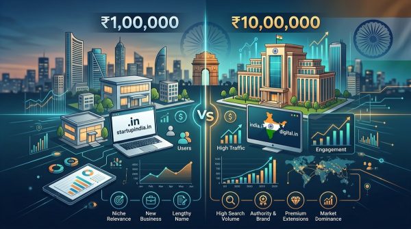 What Makes a Domain Worth ₹1 Lakh vs ₹10 Lakhs in India?